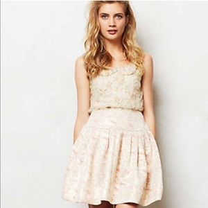 Anthropologie Sugarplum Brocade Skirt Size 6